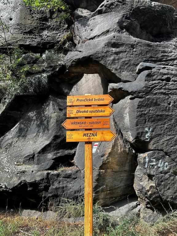 Příroda nedaleko penzionu