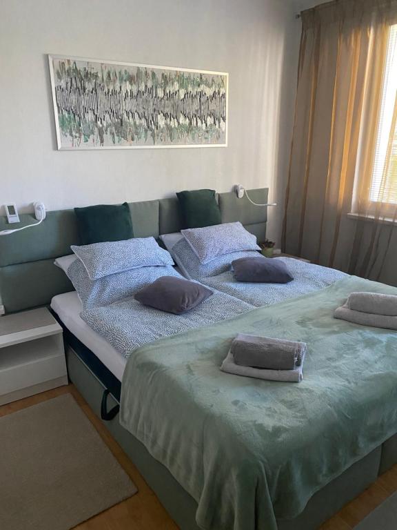 Postel nebo postele na pokoji v ubytování Apartmán Nitra