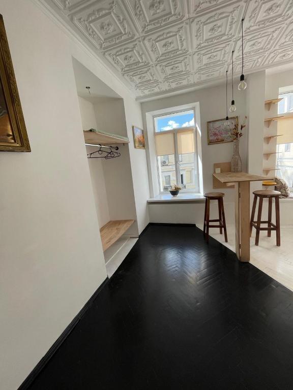 Kuchyň nebo kuchyňský kout v ubytování Andreevskiy mini-hotel