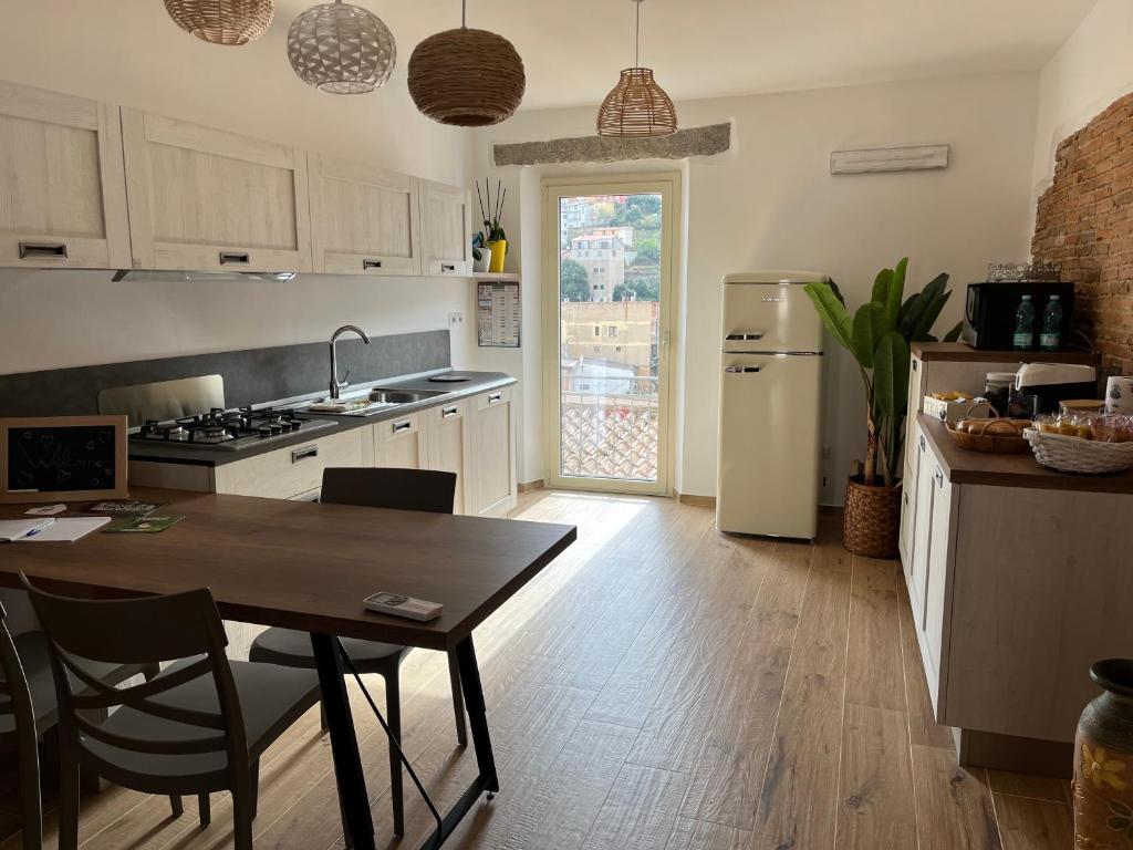 Kuchyň nebo kuchyňský kout v ubytování B&b Niu Susu