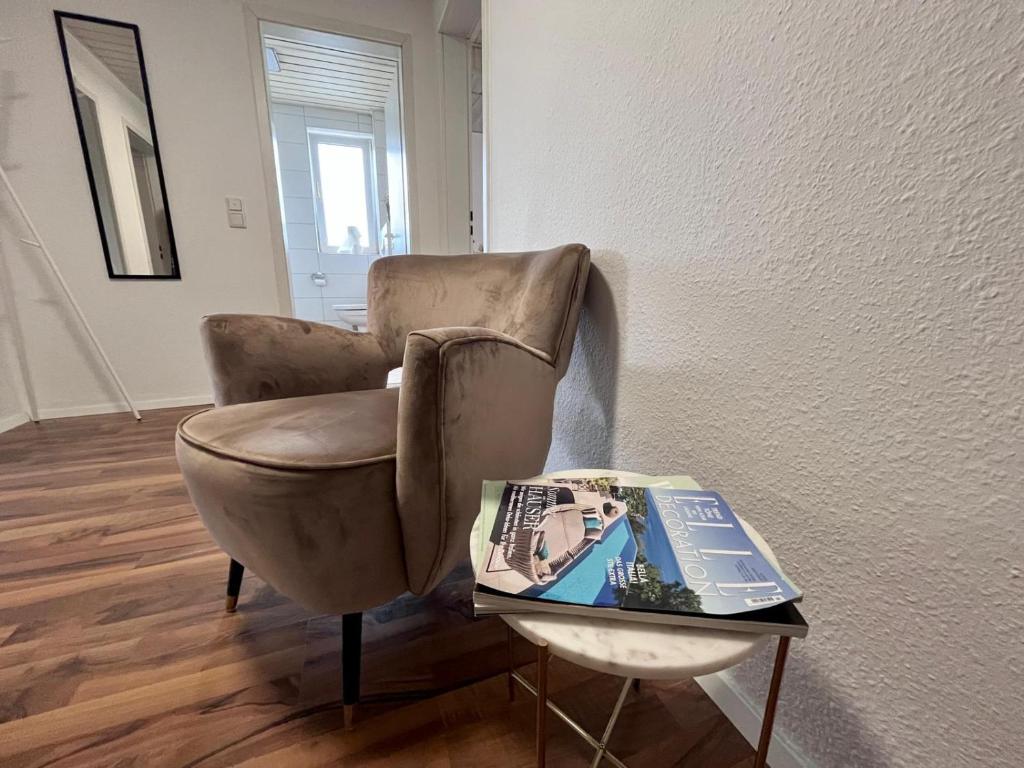 Posezení v ubytování Zimmer in gepflegter Wohnung - in der Nähe des Bahnhofs - 3