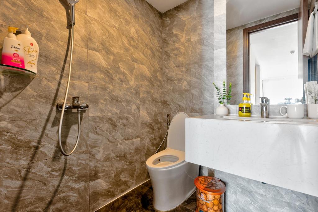Koupelna v ubytování S Lux Apartment Virgo