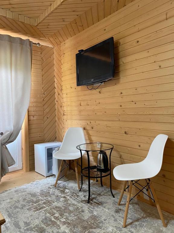 TV a/nebo společenská místnost v ubytování Villa Filiak