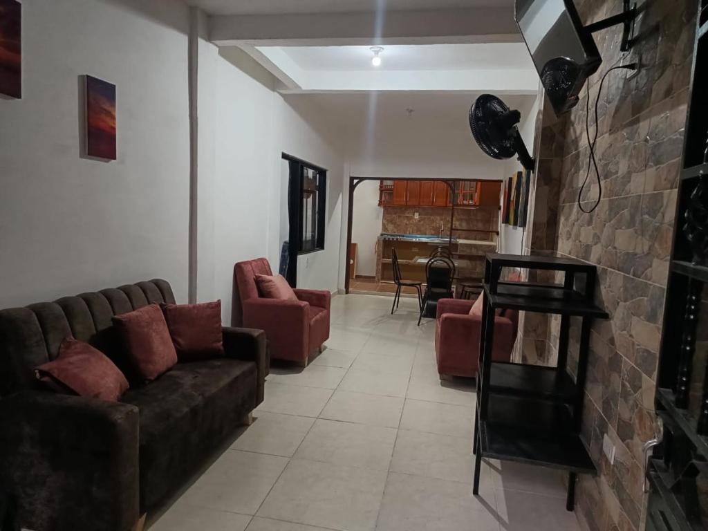 Posezení v ubytování Hotel Policarpa