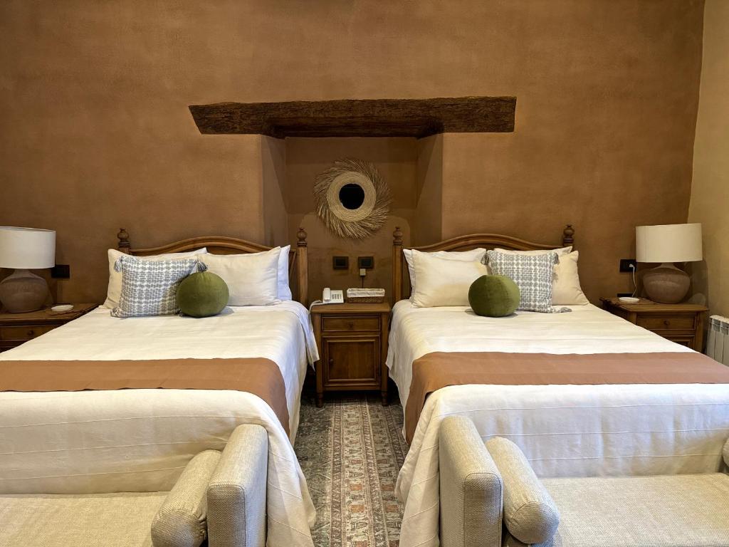 Postel nebo postele na pokoji v ubytování Hotel Ibarra 14