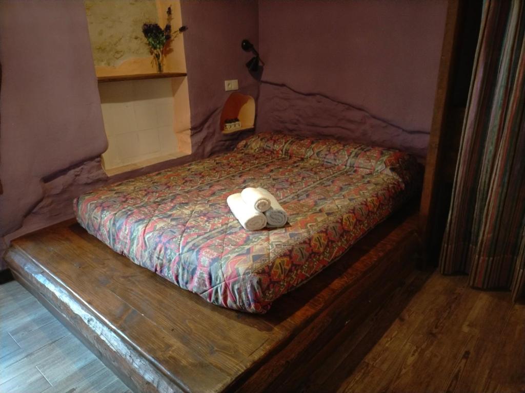 Postel nebo postele na pokoji v ubytování Casa Rural tía Salomé