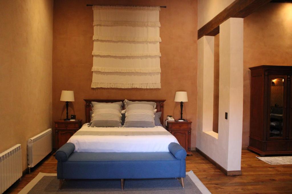Postel nebo postele na pokoji v ubytování Hotel Ibarra 14