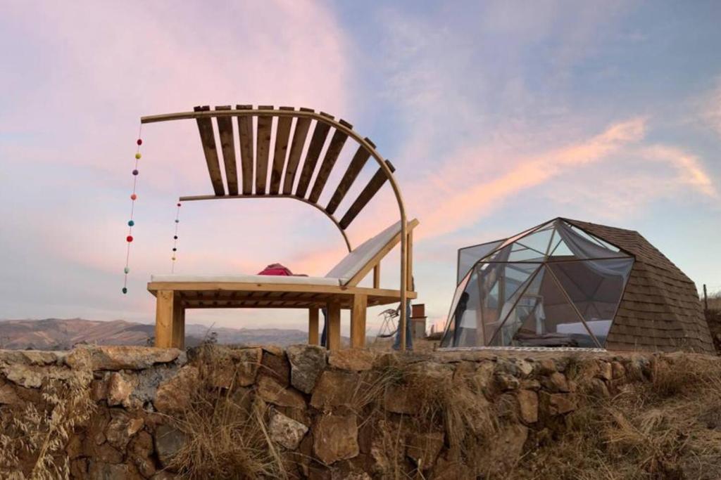 Příroda nedaleko luxury tent