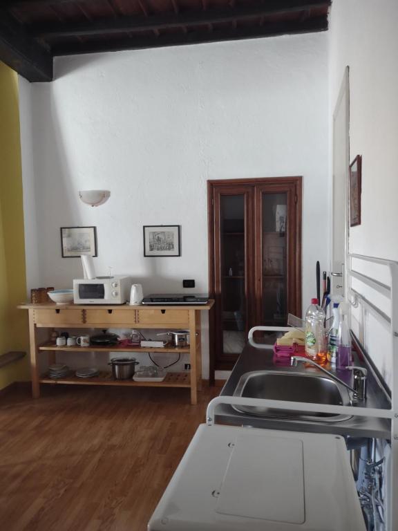 Kuchyň nebo kuchyňský kout v ubytování Apartment Benjamin