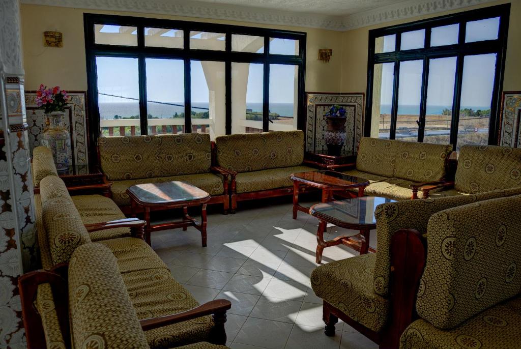 Posezení v ubytování Hôtel Briech & Spa