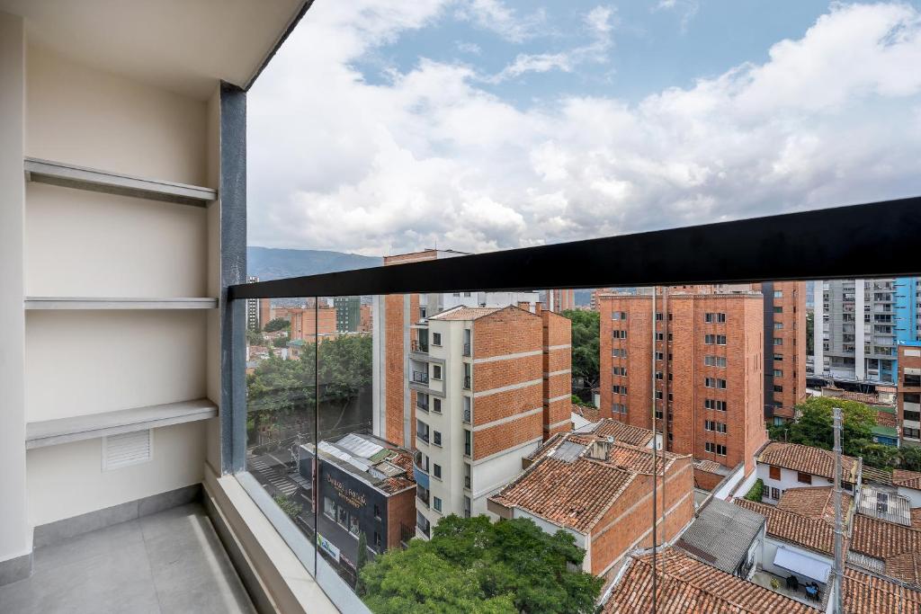 Budova, kde se aparthotel nachází