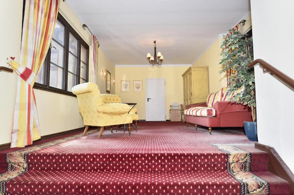 Posezení v ubytování Hotel Graf von Mansfeld