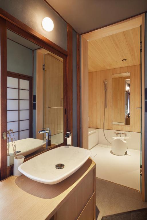 Koupelna v ubytování HOTEL VMG RESORT KYOTO