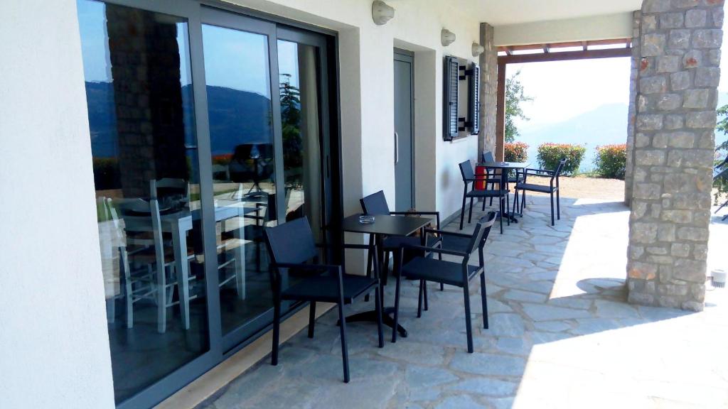 Balkón alebo terasa v ubytovaní Guesthouse Diochri