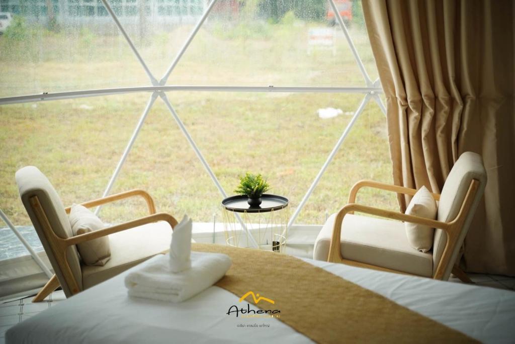 Posezení v ubytování Athena Glamping Khaoyai