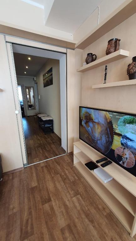 TV a/nebo společenská místnost v ubytování Apartmán U Pošty Králíky