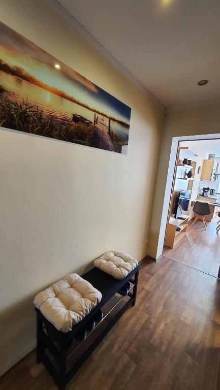 Postel nebo postele na pokoji v ubytování Apartmán U Pošty Králíky