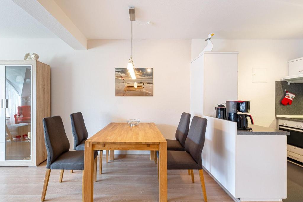 Kuchyň nebo kuchyňský kout v ubytování Fischerstr 10b Whg D3