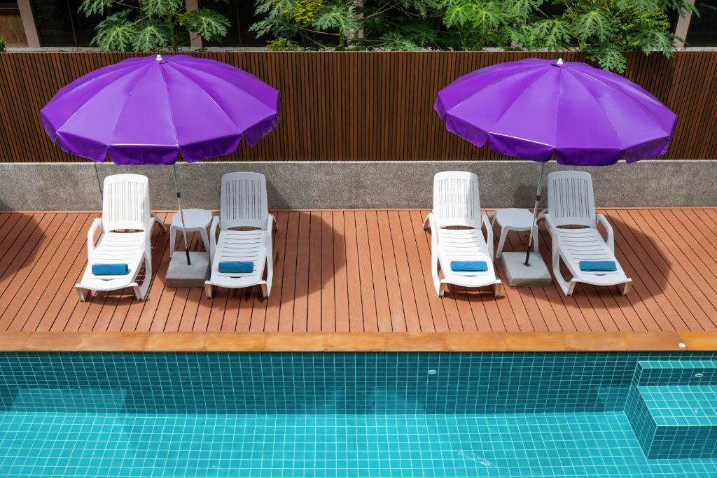 Bazén v ubytování Aspira Resort Klong Muang Krabi nebo v jeho okolí
