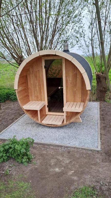 Zahrada ubytování B&B De Hemelse Polder