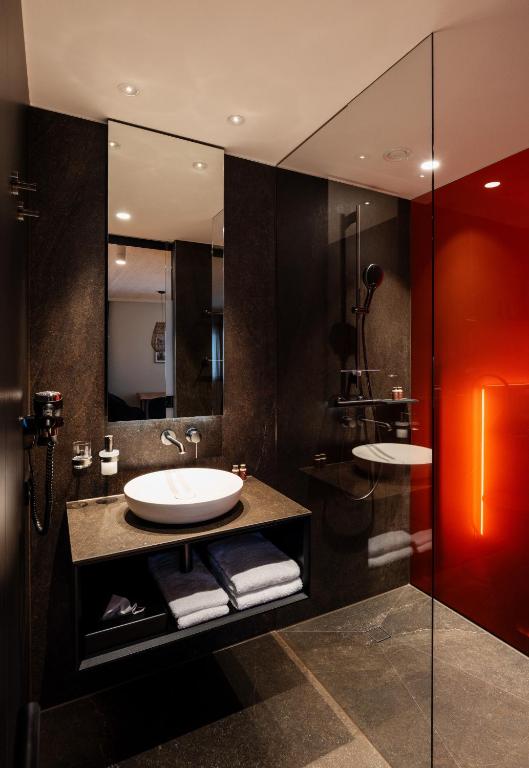 Koupelna v ubytování Hafnerhotel - Das Kachelofen-Wohlfühlhotel