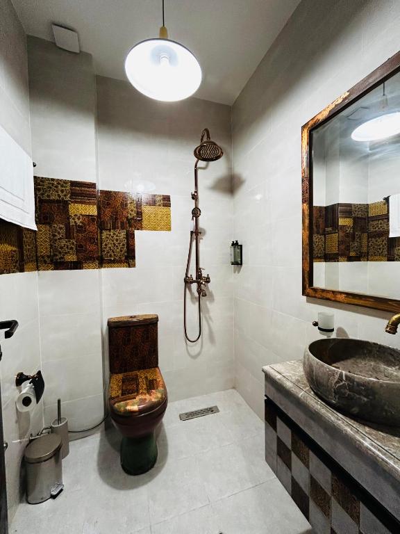 Koupelna v ubytování Hotel Zerta Old Tbilisi