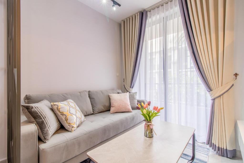 Posezení v ubytování Sky Park Condotel & Residence
