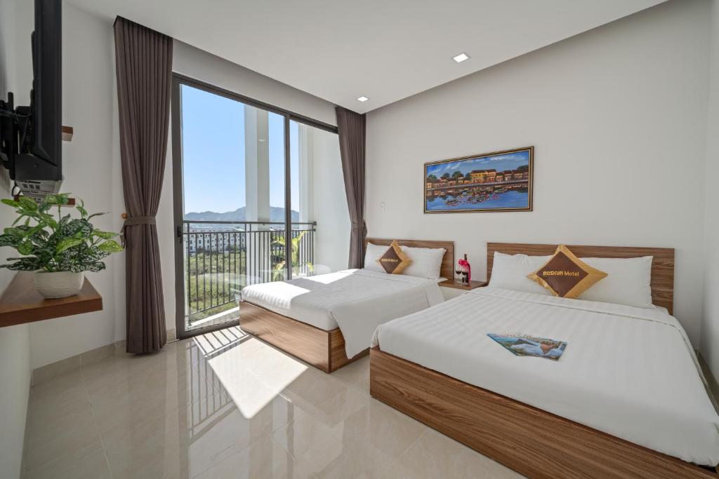 Moskva Motel & Apartment Danang - Habitación Cuádruple Con Balcón