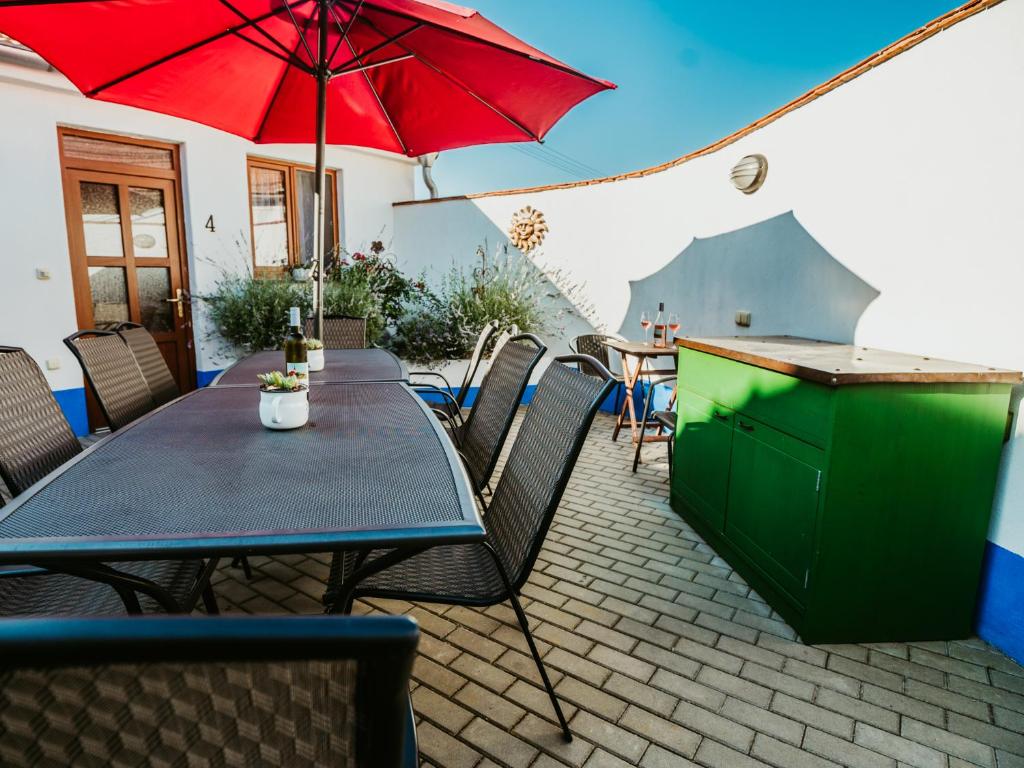 Patio nebo venkovní prostory v ubytování Levandulová chalupa