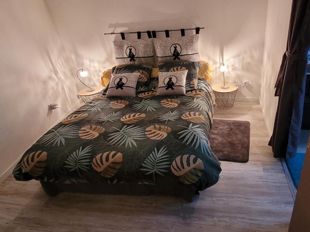 Posteľ alebo postele v izbe v ubytovaní Maison Princesse