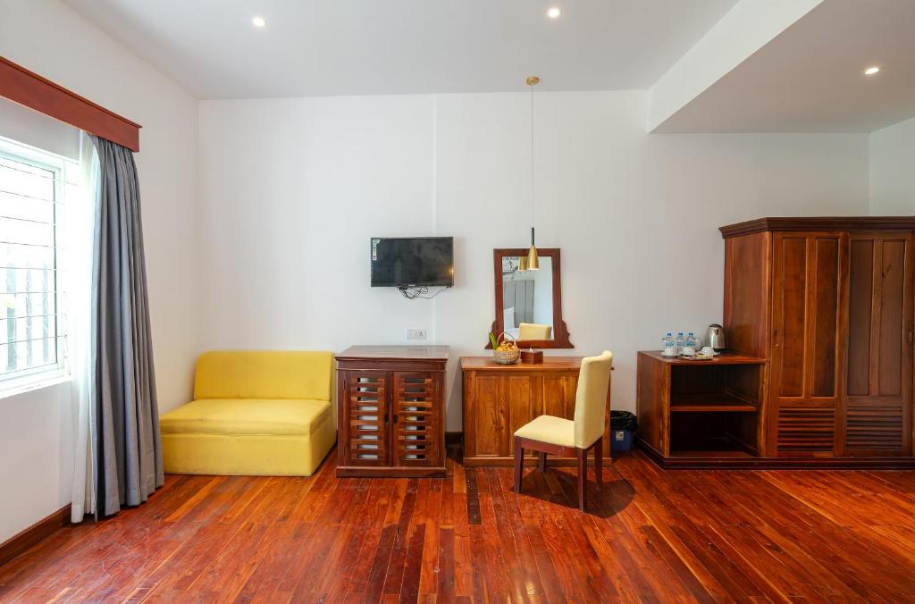 TV a/nebo společenská místnost v ubytování Victoria Central Residence