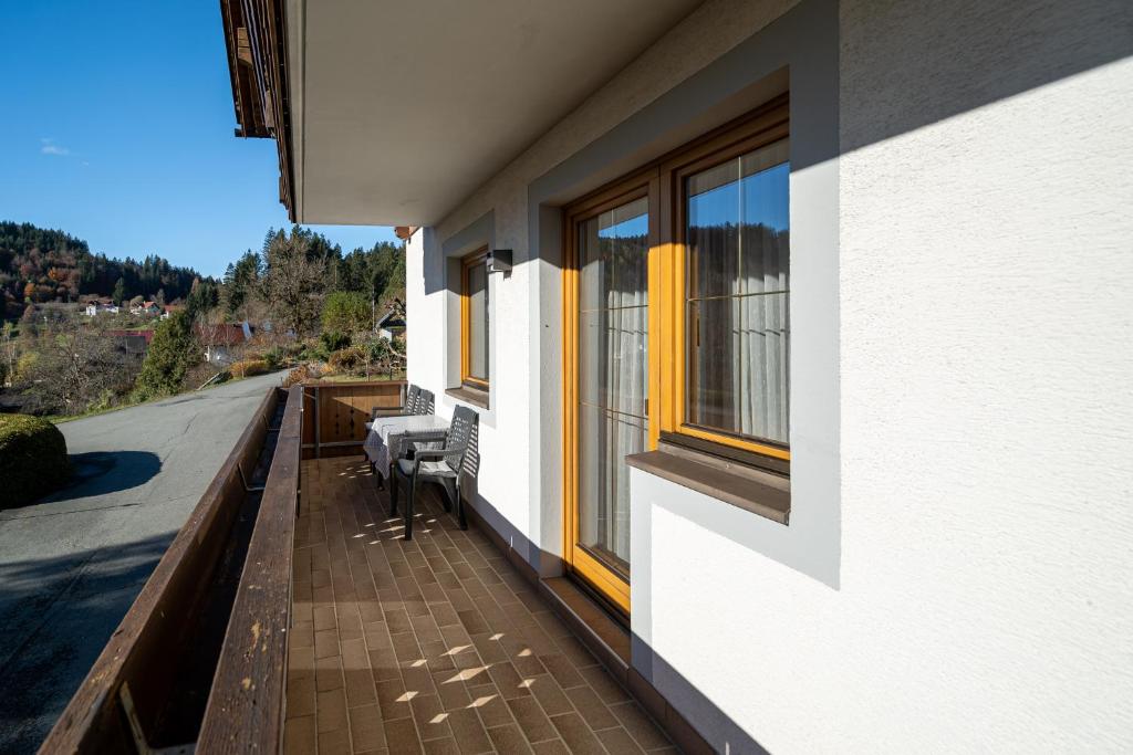 Balkón nebo terasa v ubytování Appartements Spitzegel