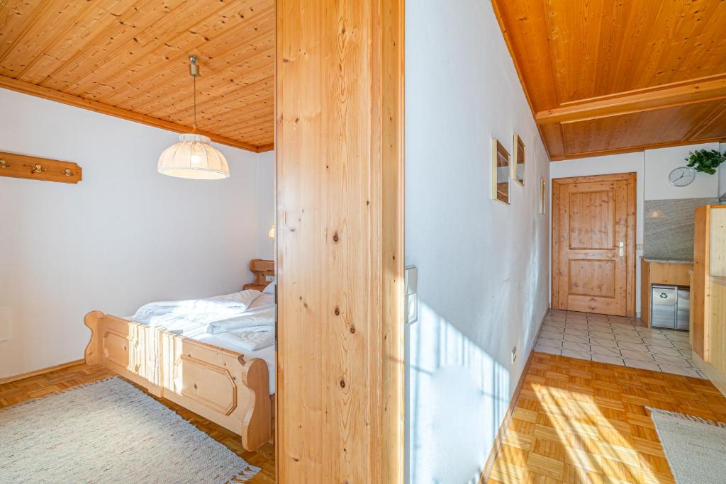 Postel nebo postele na pokoji v ubytování Appartements Spitzegel