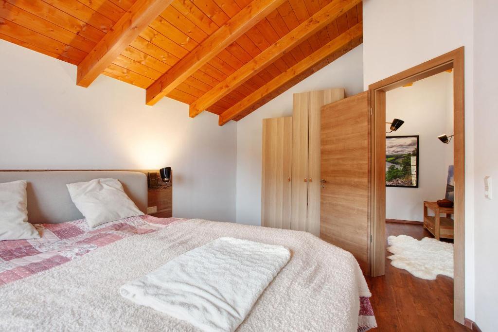 Postel nebo postele na pokoji v ubytování Bergchalet 20