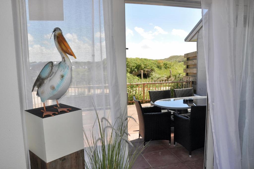 Balkón nebo terasa v ubytování Wijde Blick 104