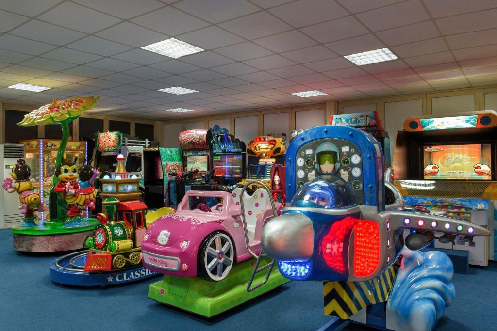 a room filled with lots of different types of toys at Megasaray Club Belek in Belek