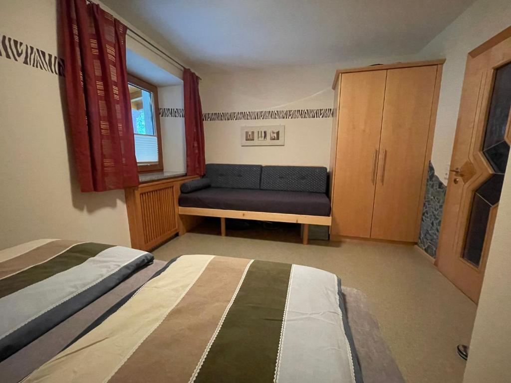Postel nebo postele na pokoji v ubytování Ferienwohnung Jank