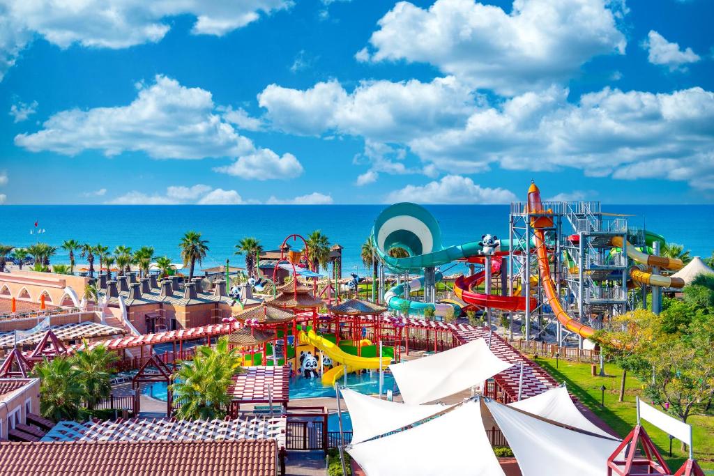 an amusement park with a water park at Megasaray Club Belek in Belek