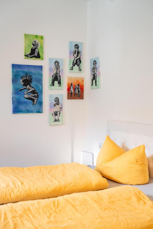 Postel nebo postele na pokoji v ubytování Gwuni B&B