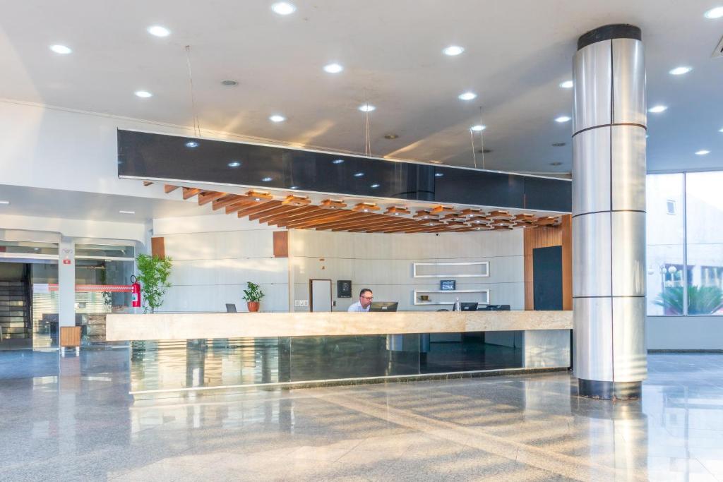 Vstupní hala nebo recepce v ubytování Foz Budget Hotel
