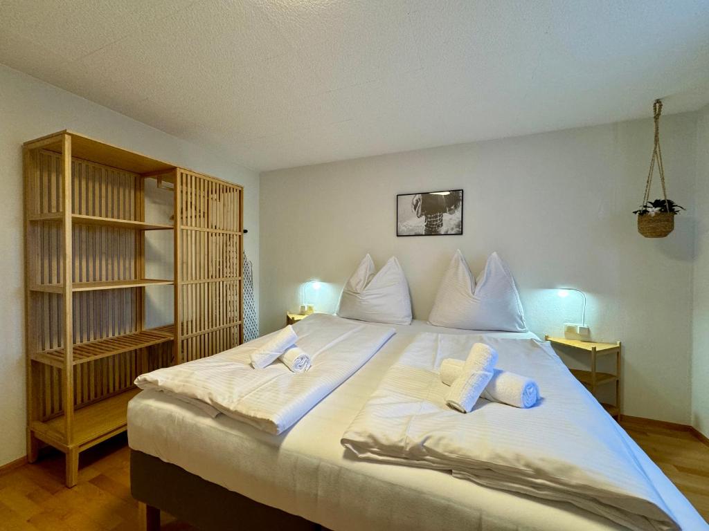 Postel nebo postele na pokoji v ubytování Bauernchalet Alois