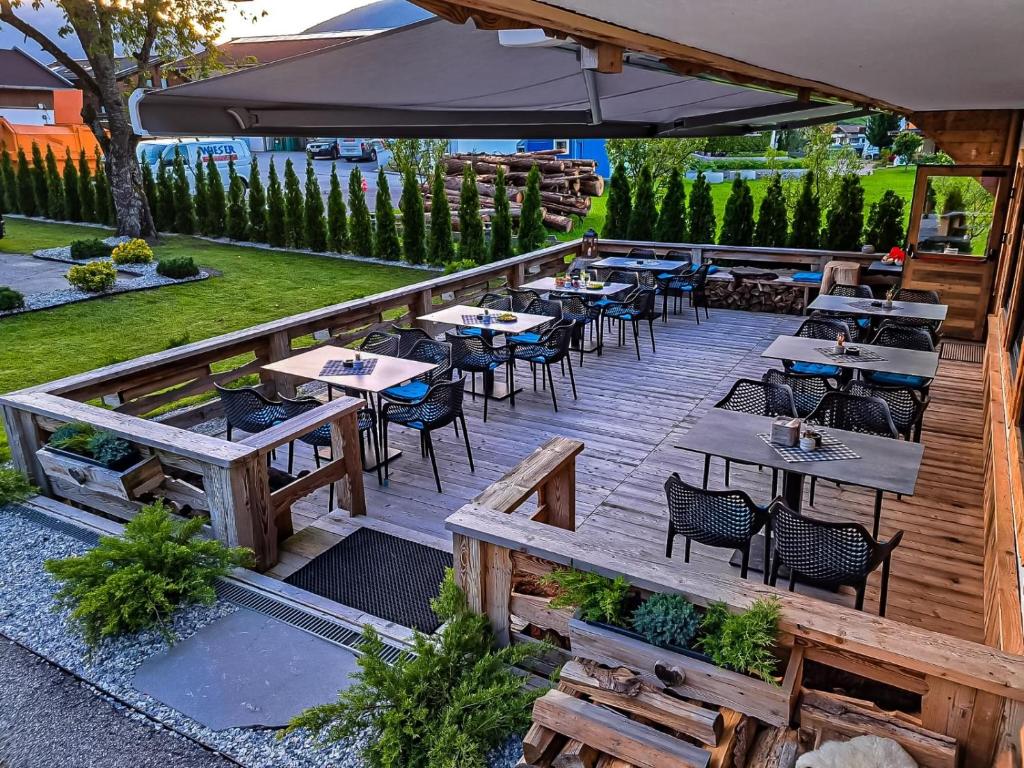 Zahrada ubytování KITZALPEN Pension