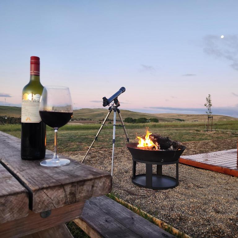 Příroda nedaleko luxury tent