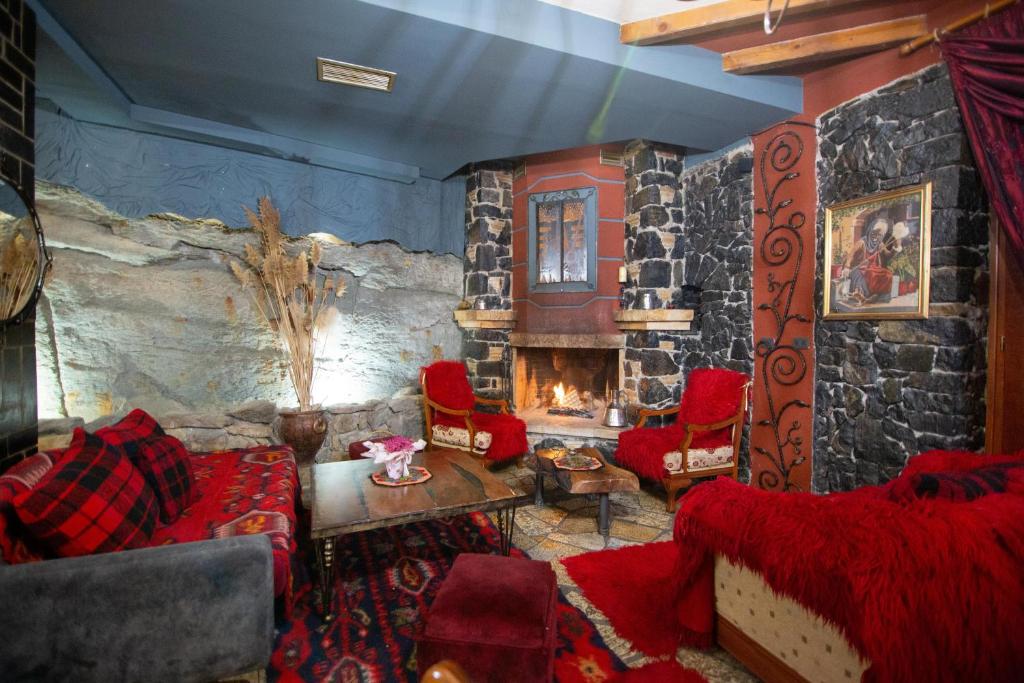 Posezení v ubytování Vila Eden Boutique Hotel