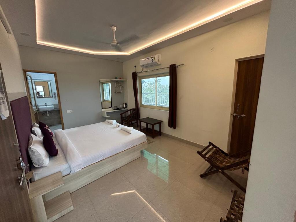 Letto o letti in una camera di Max Guest House