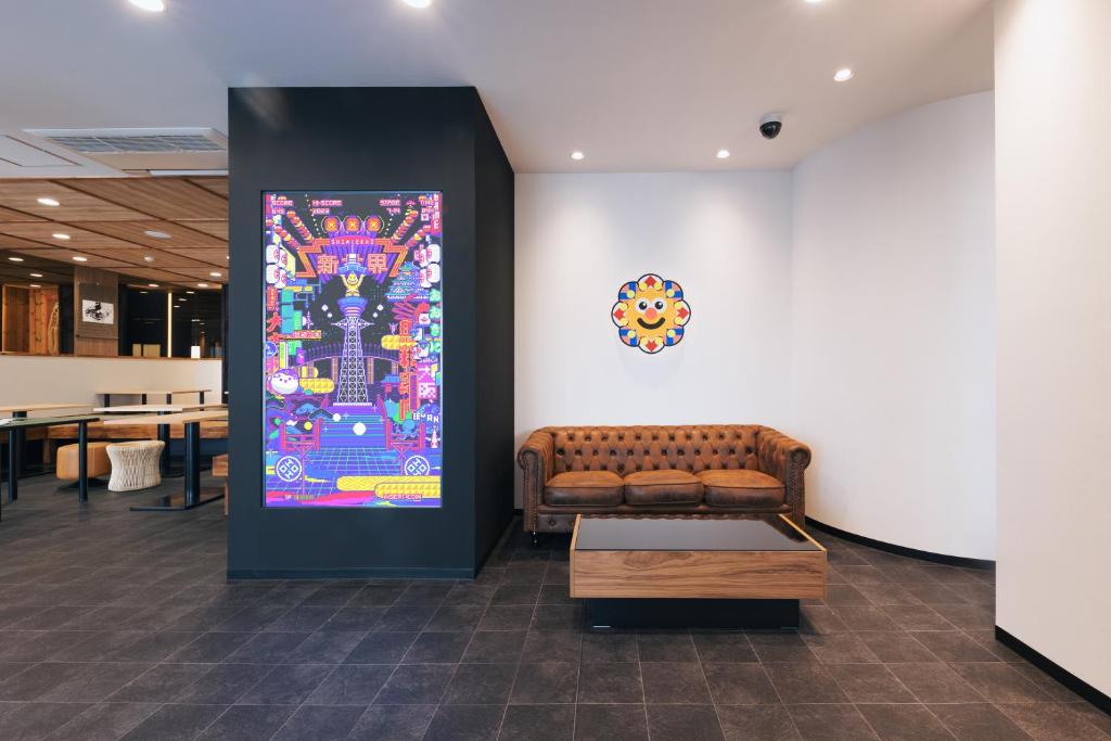 Posezení v ubytování OKINI HOTEL namba