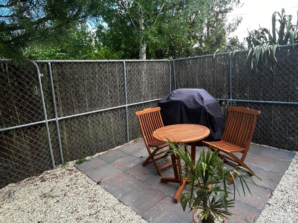 Balkón nebo terasa v ubytování Benger Garden Chalets