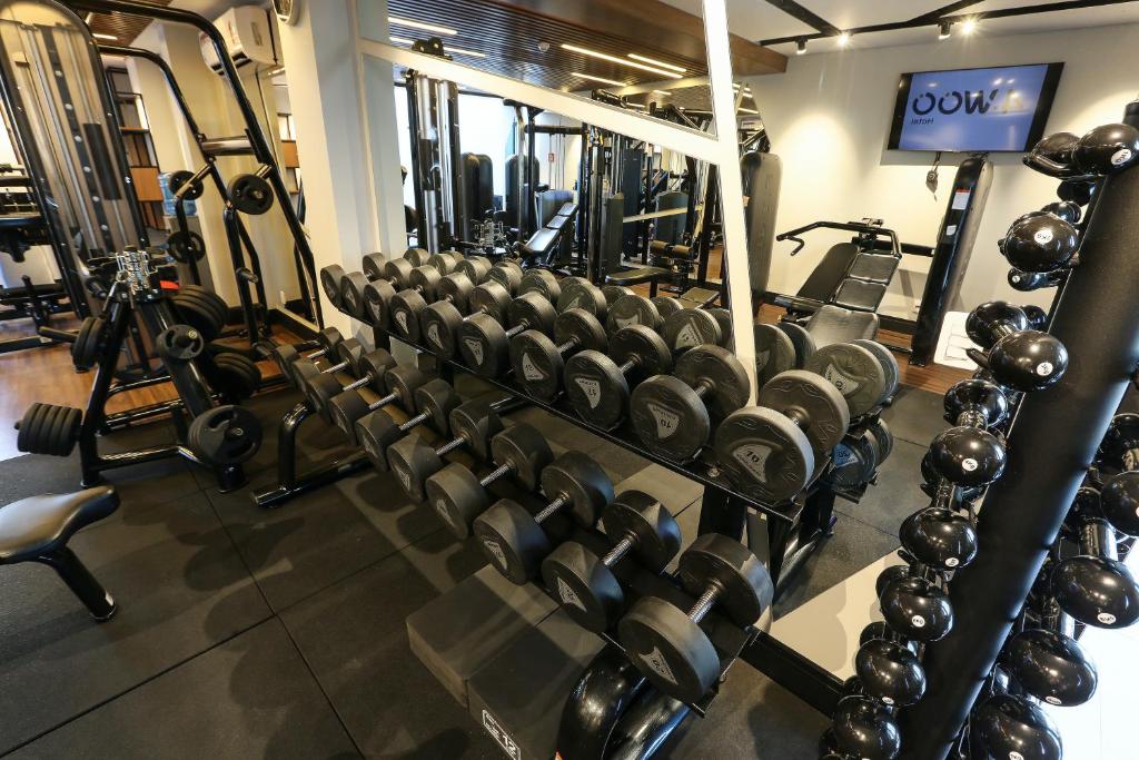 Fitness centrum a/nebo fitness zařízení v ubytování 4WOO