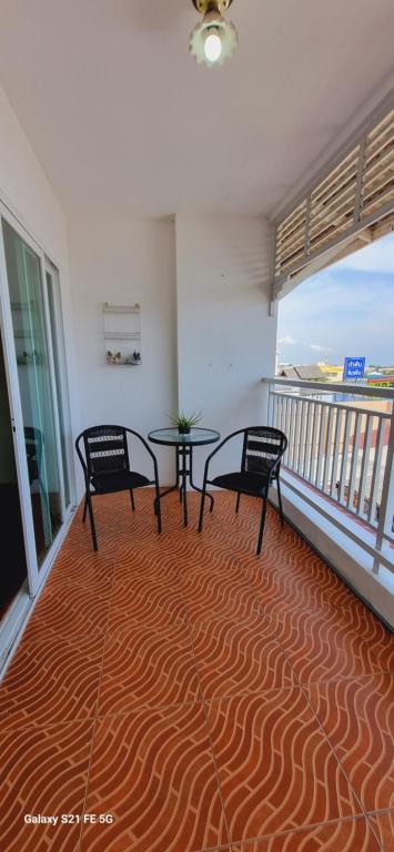 Balkón nebo terasa v ubytování Hua Hin Baanklang Condo by Petch