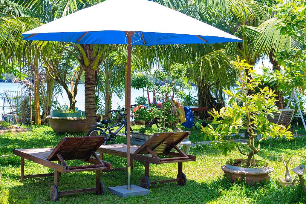 Zahrada ubytování Phuoc Dat Riverside Homestay Hoi An